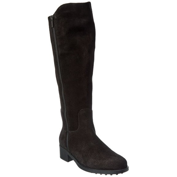 La Canadienne Shayla Suede Boot, 8.5, Black