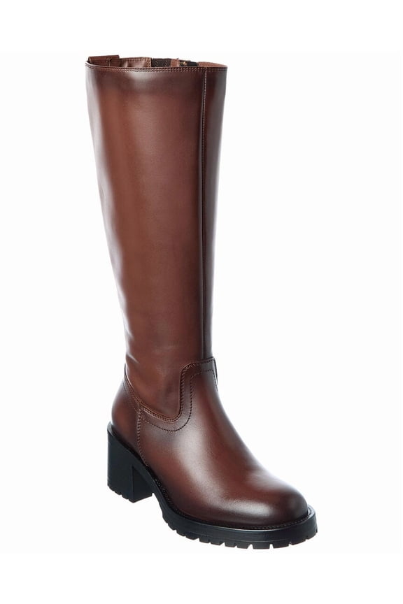 Wind Leather Boot, 8, Brown