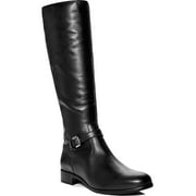 La Canadienne Womens Sunday Leather Stacked Heel Knee-High Boots