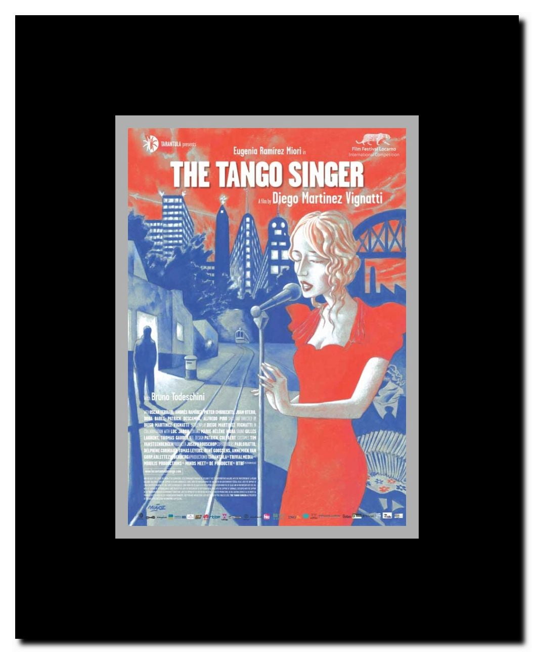 La Cantante de Tango Framed Movie Poster