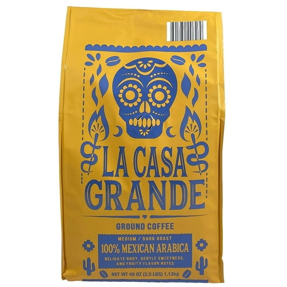 La Casa Grande 100% Mexican Arabica Ground Coffee (40 Ounce)