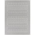 thumbnail image 1 of La Casa LCS-2302 7'10" x 10'2" Area Rug in Silver Gray/Charcoal/Ivory, 1 of 5