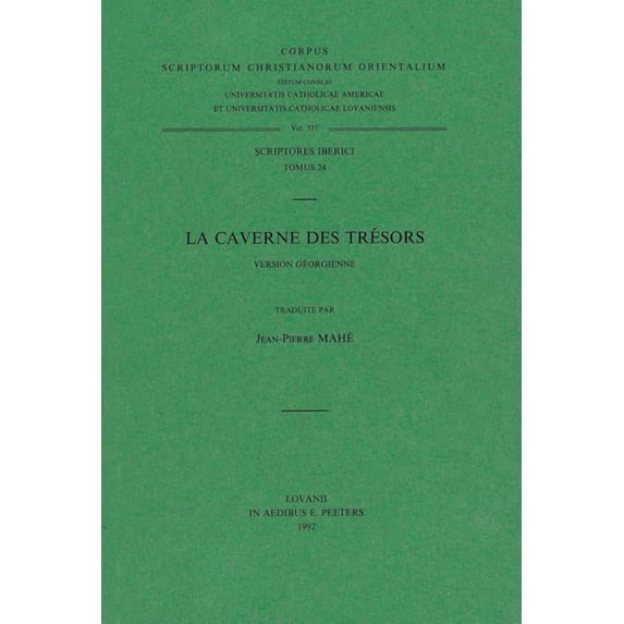 La Caverne Des Tresors. Version Georgienne Iber. 24, (Paperback)