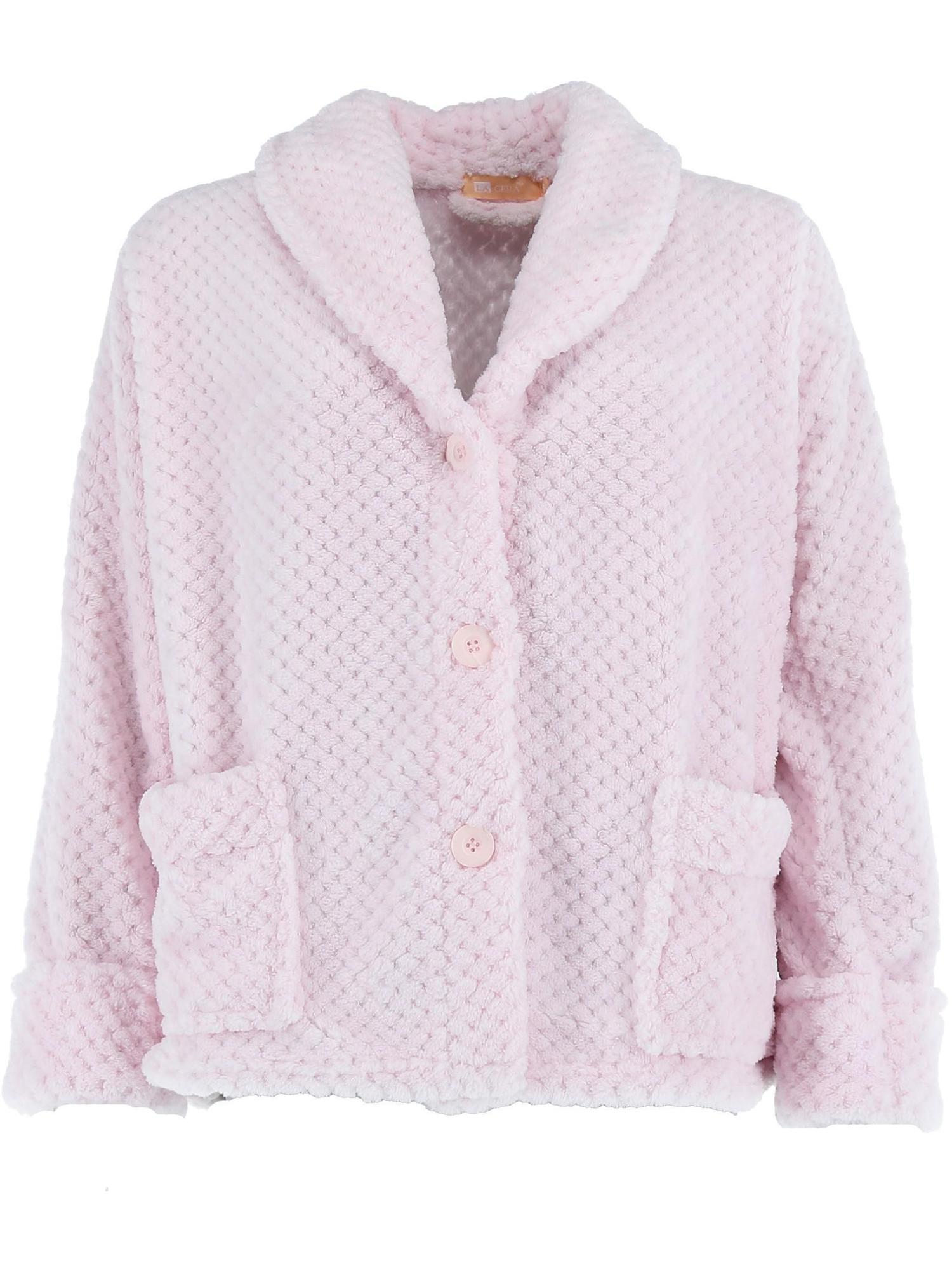 La Cera Button Front Bed Coat (Women's Plus)