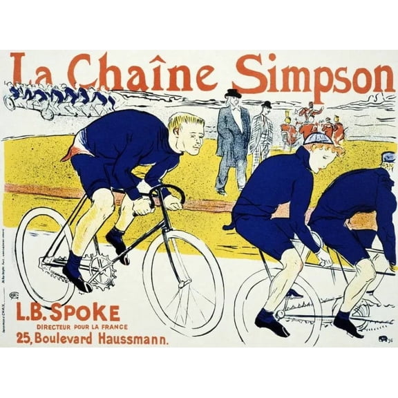 La Chaine Simpson Decorative Poster. Fine Graphic Art. Wall Interior Design 11 x 17 Inch Poster