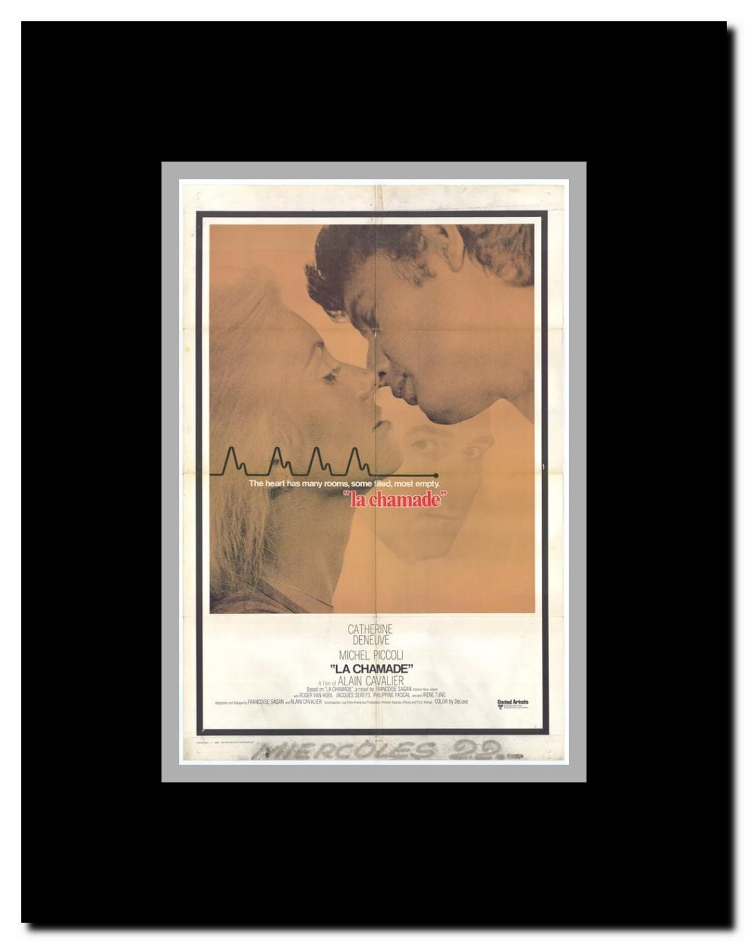 La Chamade Framed Movie Poster