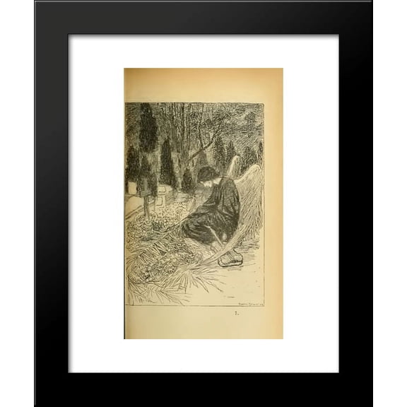 La Chanson Du Pauvre Chanteur 20x24 Framed Art Print by Theophile Steinlen