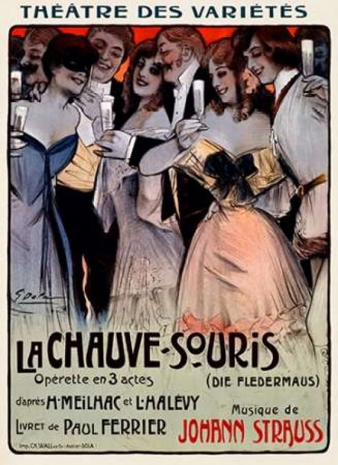 La Chauve-SourisDer Fledermaus Canvas Art - Georges Dola (18 x 24)
