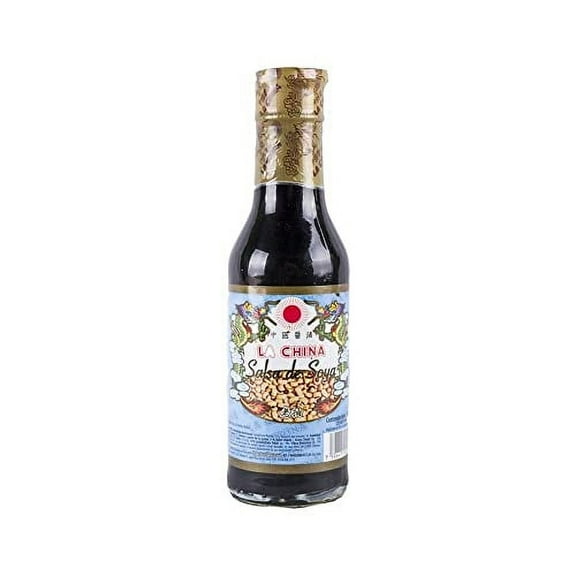 La China, Salsa de Soya de 300 mL / La China, Soy Sauce 10.14 fl Oz (3 Pack)