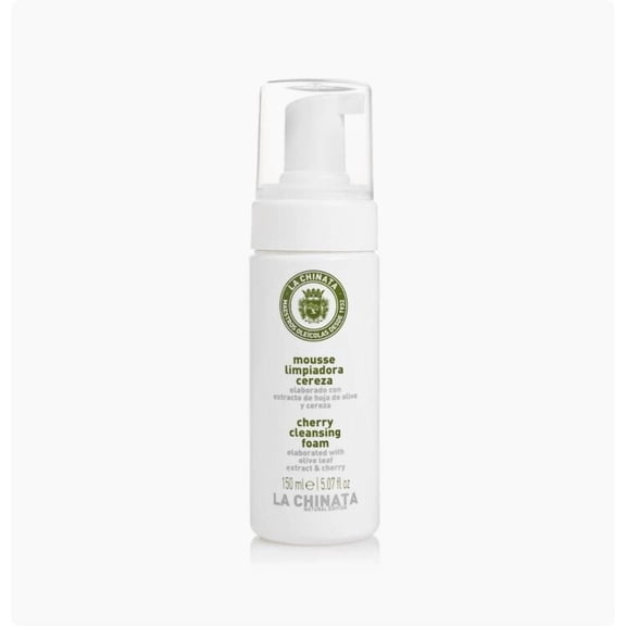 La Chinata Cherry Foaming Facial Cleanser, Makeup Remover for Sensitive Skin, 5.1 fl oz