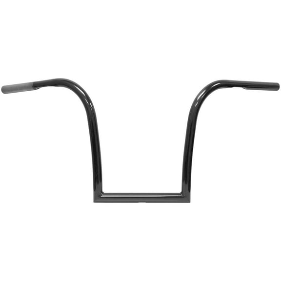 La Choppers LA-7341-12B 1 1/4in. Nice Curves Ape Hanger Handlebar - 12in. Ape - Black