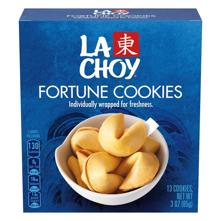 La Choy Low-Fat Fortune Cookies, Individually Wrapped, 3 Ounce