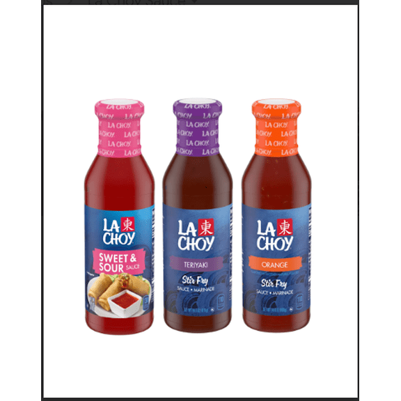 La Choy Stir Fry Sauce & Marinade Variety Pack  Teriyaki, Orange & Sweet & Sour Flavors
