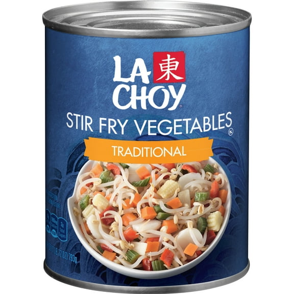 La Choy Stir Fry Vegetables, Canned Vegetables for Asian Dishes, 28 oz Can