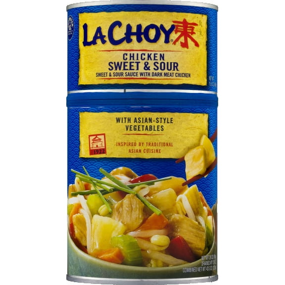 La Choy Sweet & Sour Chicken with Asian-Style Vegetables Dinner (Pack of 24)