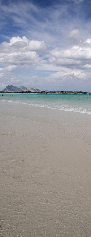 La Cinta Beach with Tavolara Island in the background San Teodoro Province of Olbia-Tempio Sardinia Italy Canvas Art - Panoramic Images (36 x 12)