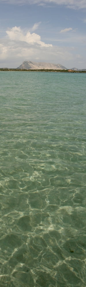 La Cinta Beach with Tavolara Island in the background San Teodoro Province of Olbia-Tempio Sardinia Italy Canvas Art - Panoramic Images (36 x 12)