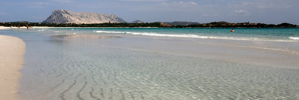 La Cinta Beach with Tavolara Island in the background San Teodoro Province of Olbia-Tempio Sardinia Italy Canvas Art - Panoramic Images (36 x 12)