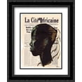 thumbnail image 1 of La Cite Africaine - Kinshasa 2x Matted 16x20 Black Ornate Framed Art Print by Lamazou, 1 of 2