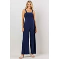 thumbnail image 1 of La Clef Sleeveless Smocking Top Maternity Jumpsuit, 1 of 5