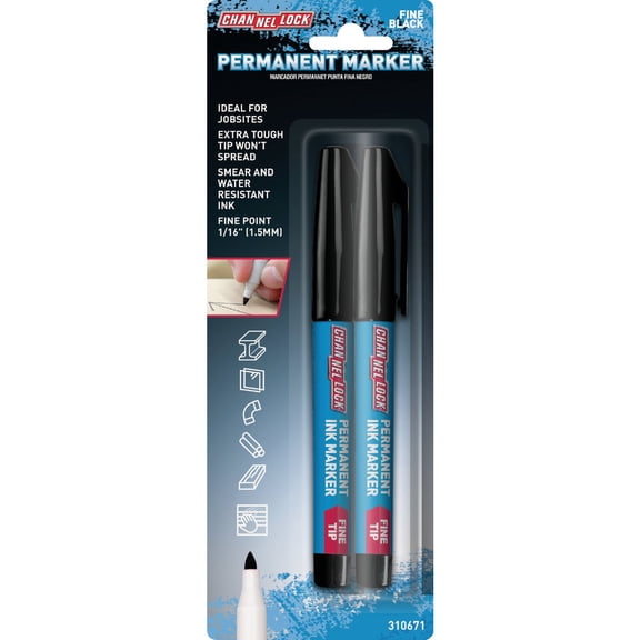 La-Co Industries / Markal Channellock Fine Tip Marker - Pack of 8