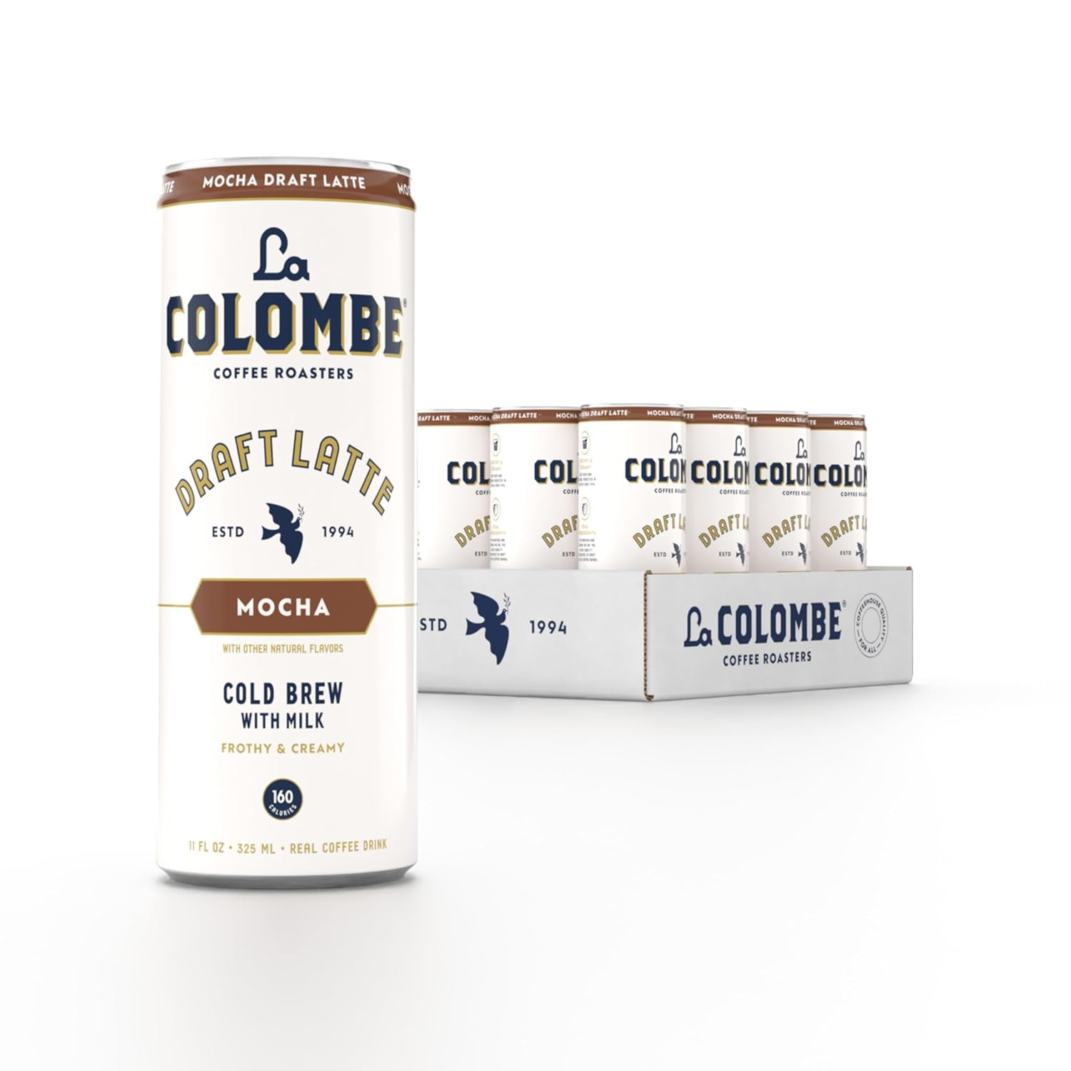Does La Colombe Draft Latte Need To Be Refrigerated La Colombe Coffee, Mocha Draft Latte, 11 fl oz Cans (Pack of 12