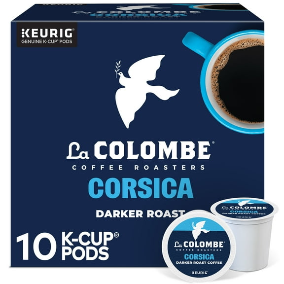 La Colombe Coffee Roasters, Corsica Dark Roast K-Cup Coffee Pods, 10 Count
