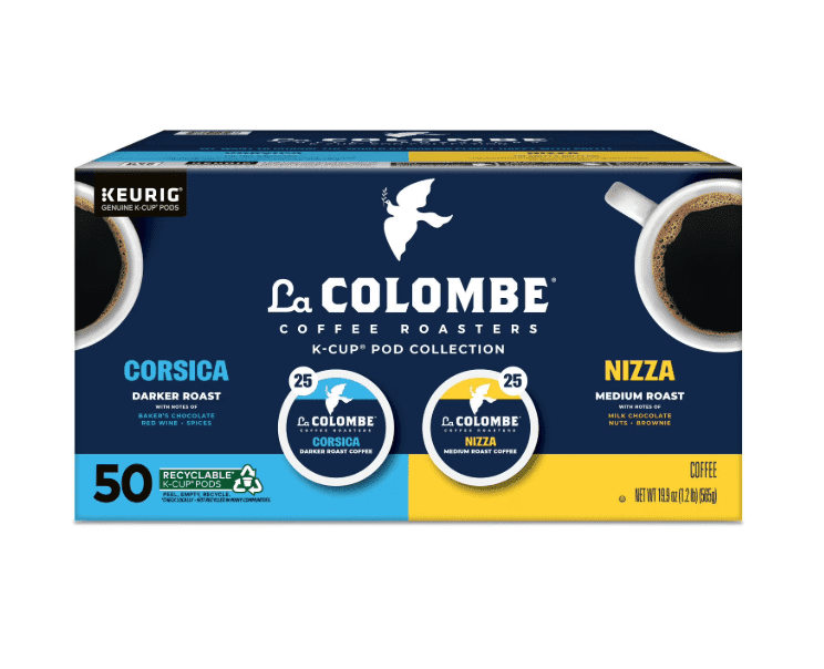 La Colombe Coffee Roasters Medium-Dark Roast Coffee Pods Variety Pack 50 ct
