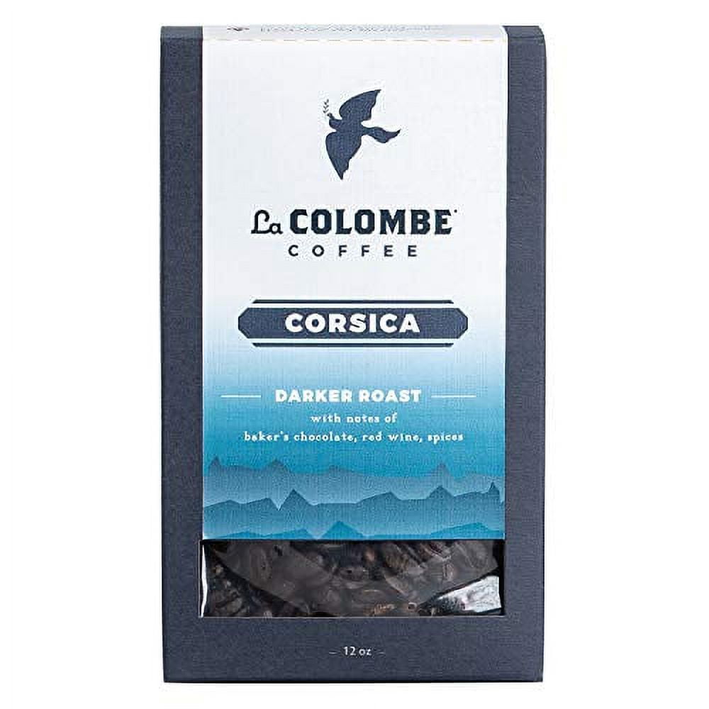 La Colombe Corsica Dark Roast Whole Bean Coffee - 12 Ounce, 1 Pack - Notes of Baker's Chocolate, Red Wine & Spices - Full-Bodied, Chocolatey, Roasty Coffee Beans