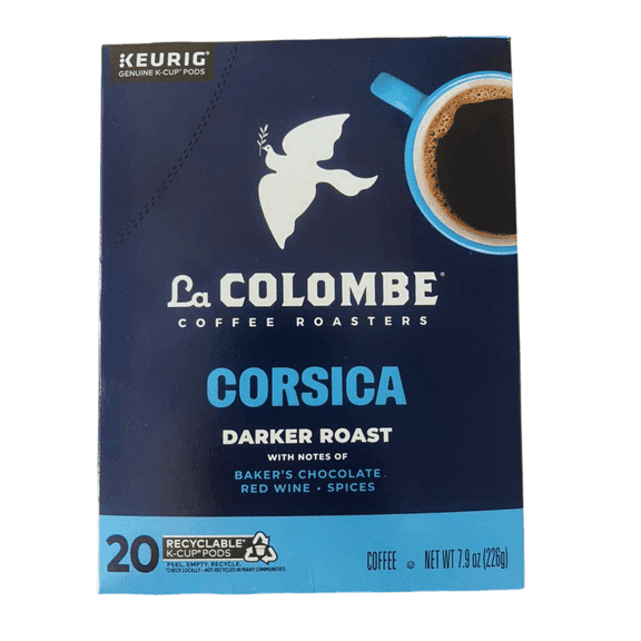 La Colombe Corsica Darker Roast Coffee K-Cup Pods, 20 Count, 7.9 oz