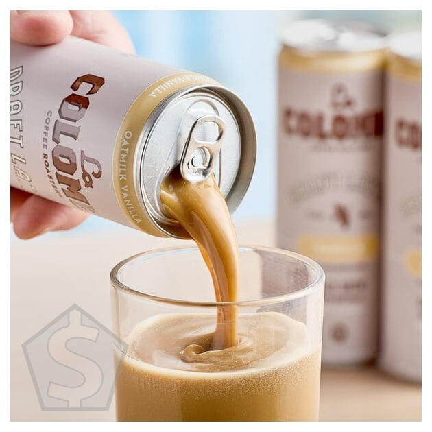 La Colombe Oatmilk Vanilla Draft Latte 11 fl. oz. - 12/Case