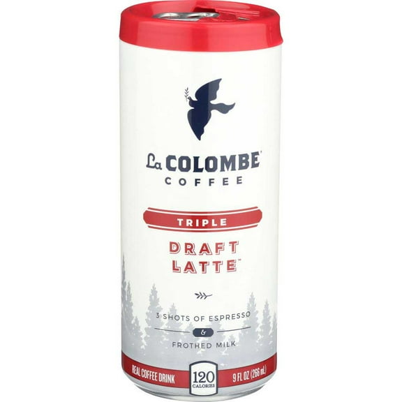 La Colombe Triple Draft Latte Cold-Pressed Espresso Drink, 9 Fluid Ounce -- 12 per Case.