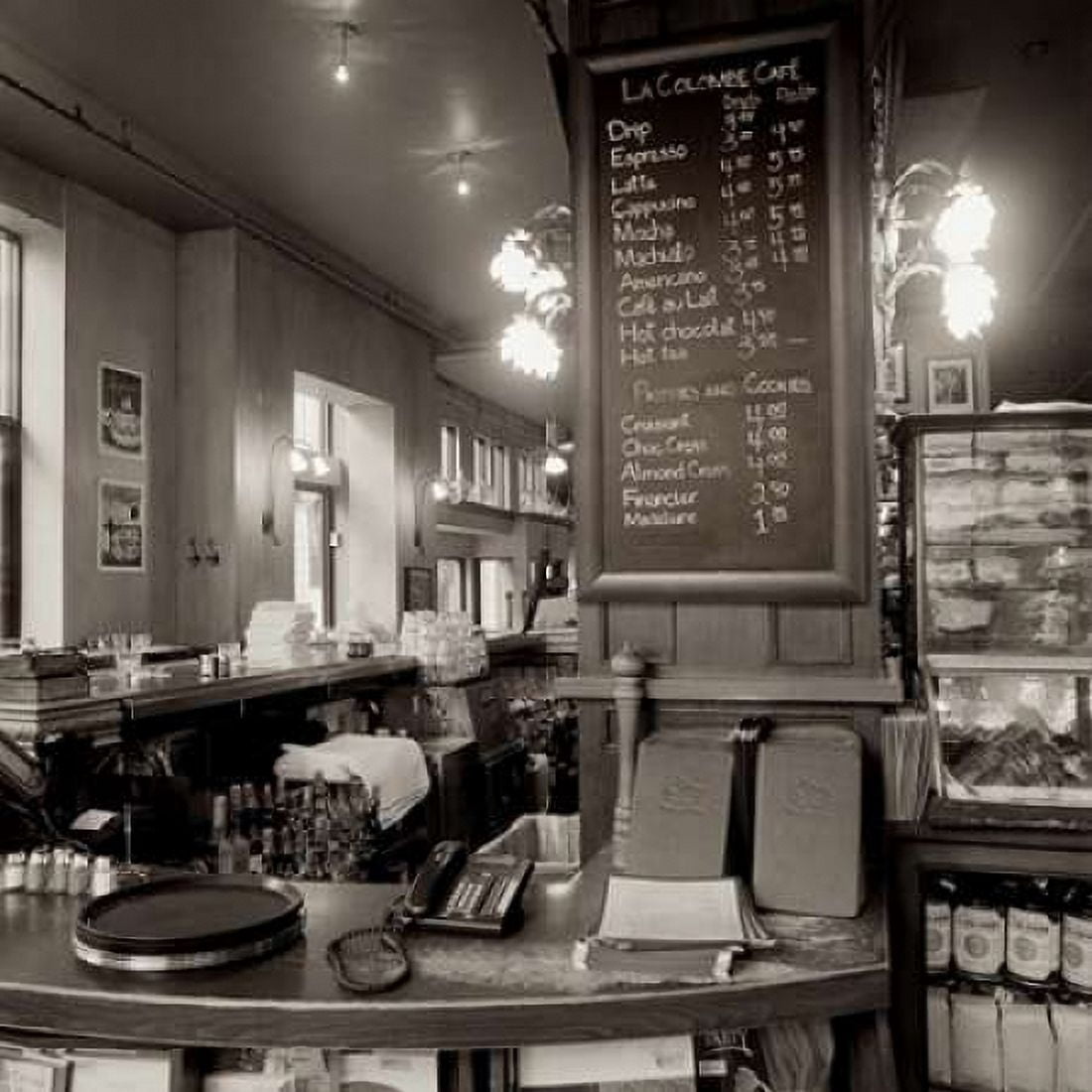 La Colombre Cafe - 1 Canvas Art - Alan Blaustein (24 x 24)
