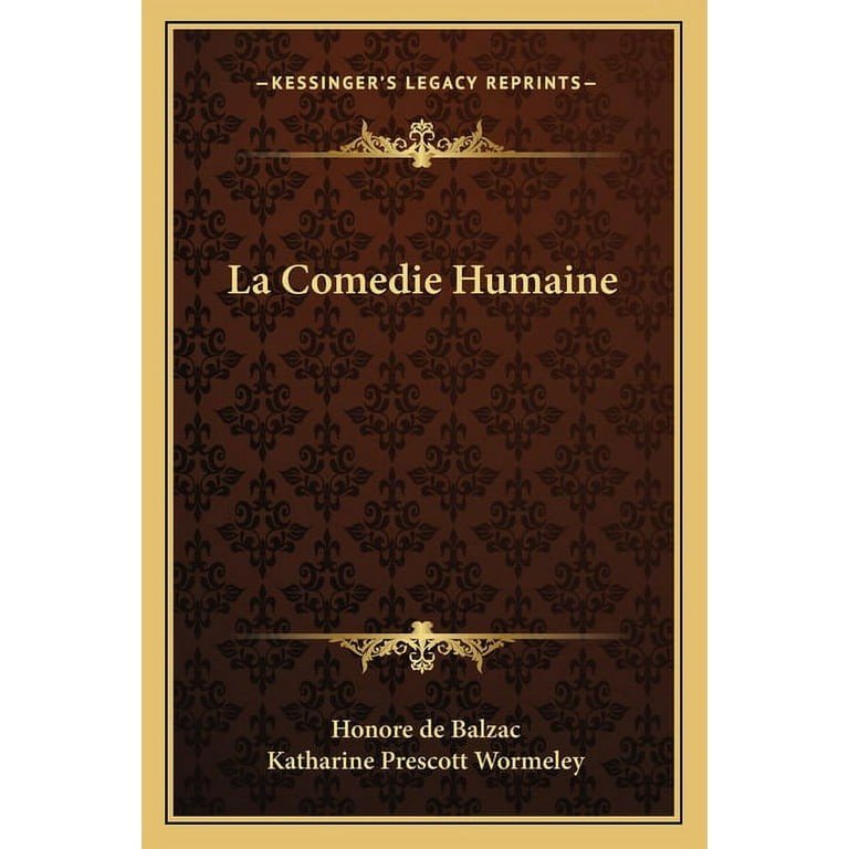 La Comedie Humaine - Walmart.com