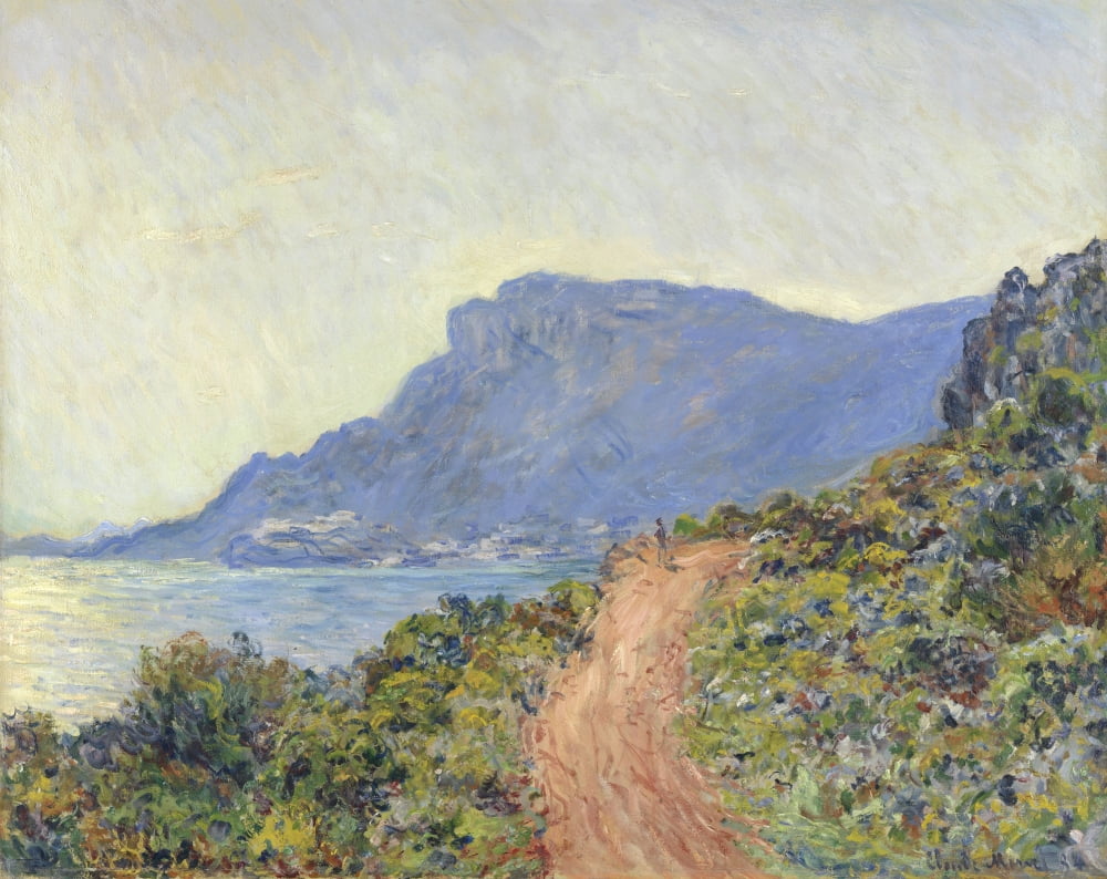 La Corniche Near Monaco Canvas Art - (24 x 18)