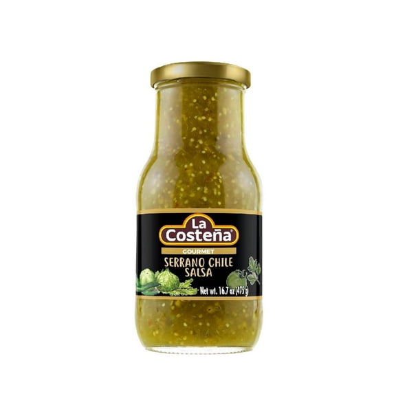 La Costena Gourmet Serrano Chile Salsa 16.7 oz