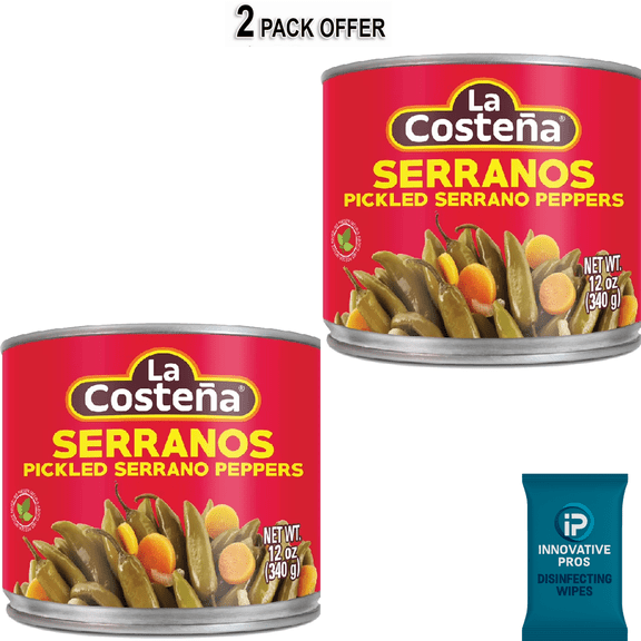 La Costea Serrano Peppers & Sliced Pickled Carrots, 12 oz