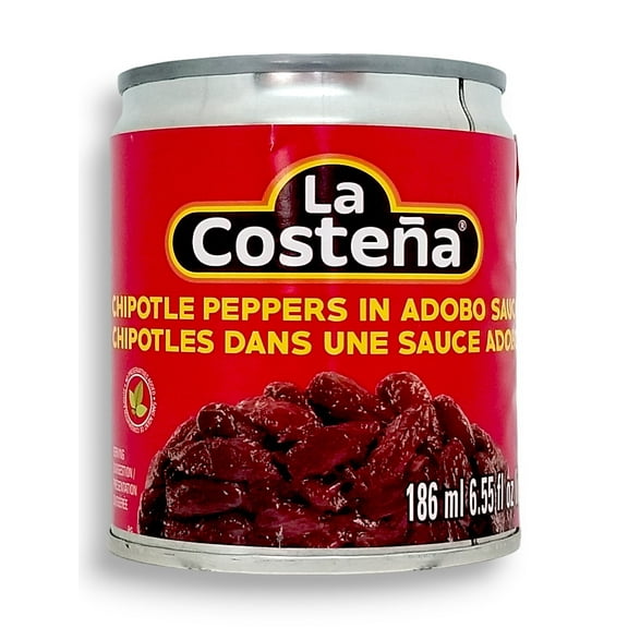 La Costena Chipotle Peppers In Adobo Sauce 186ml/6.3 oz., Can