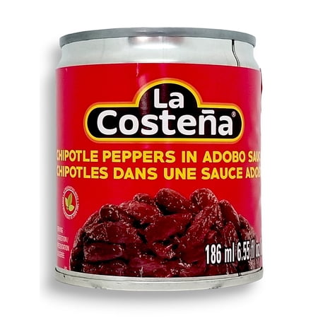 La Costena Chipotle Peppers In Adobo Sauce 186ml/6.3 oz., Can