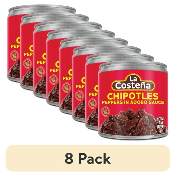 (8 pack) La Costea Chipotle Peppers in Adobo Sauce, 7 oz