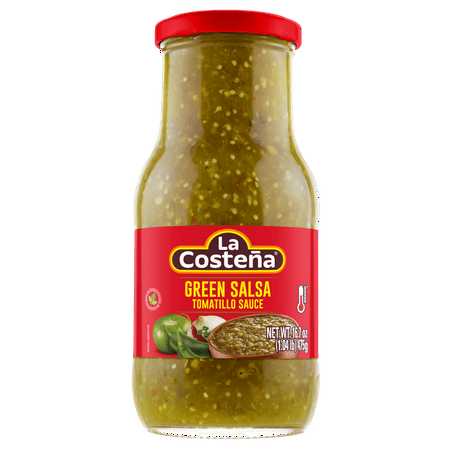 La Costeña Green Salsa Verde Tomatillo Sauce, 16.7 oz