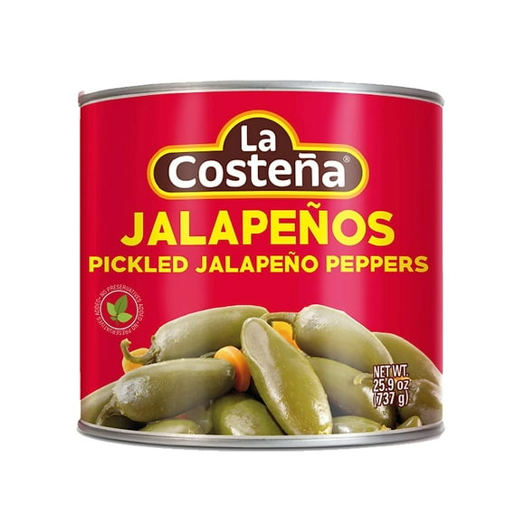 La Costena Green Pickled Jalapeo Peppers, 26 Oz
