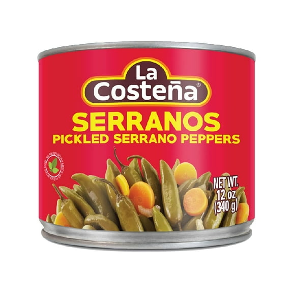 La Costeña Serrano Peppers & Sliced Pickled Carrots, 12 oz