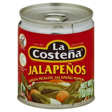 La Costeña Pickled Whole Jalapeno Peppers, 7 oz
