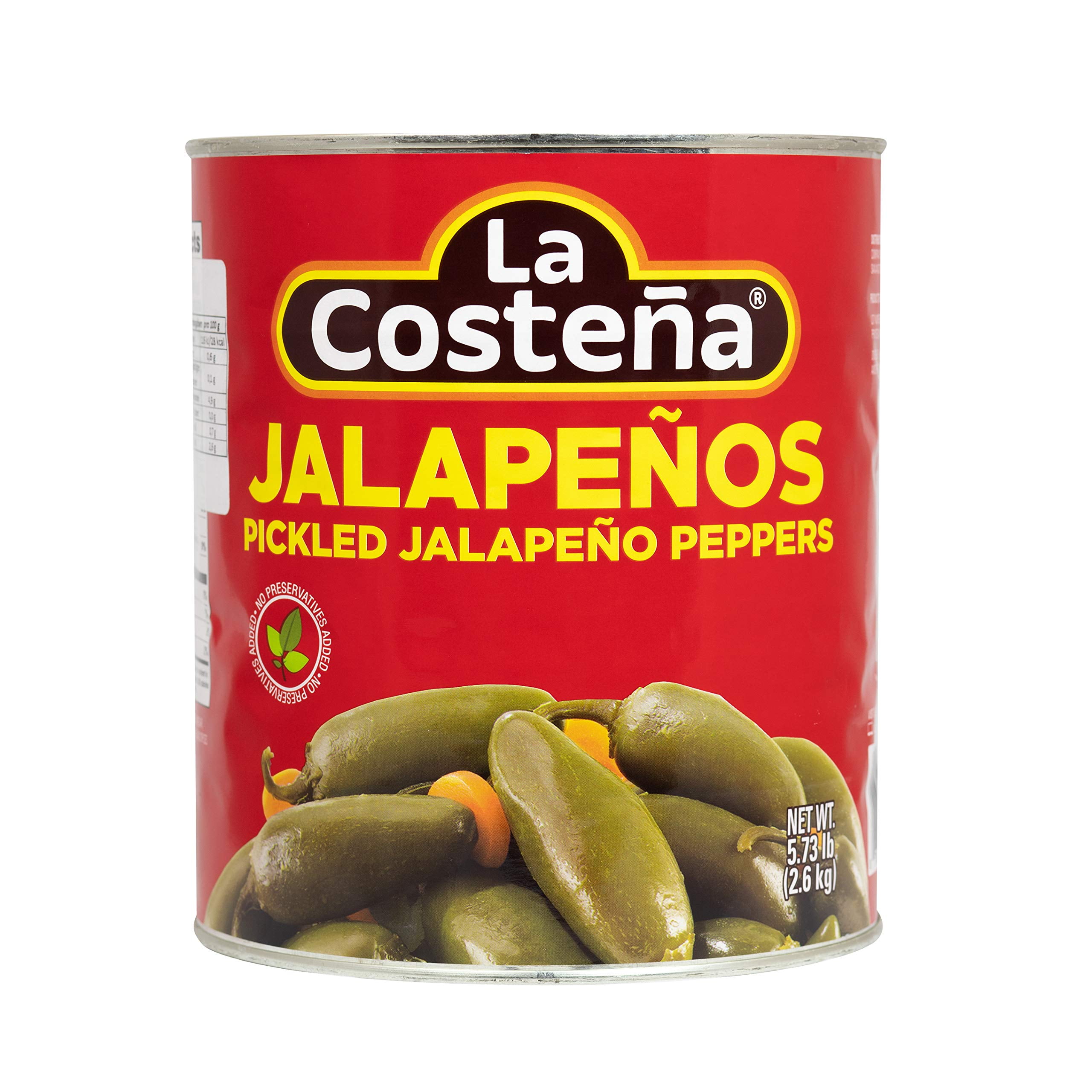 La Costena Pepper Jalapeno Whole #10 93Oz