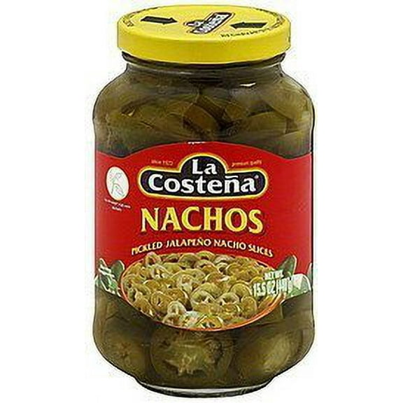 La Costena Pickled Jalapeno Nacho Slices - 15.5 Ounce (Pack Of 2)