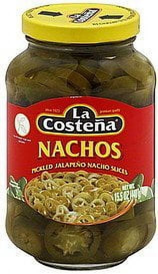 La Costena Pickled Jalapeno Nacho Slices - 15.5 oz Glass Jar