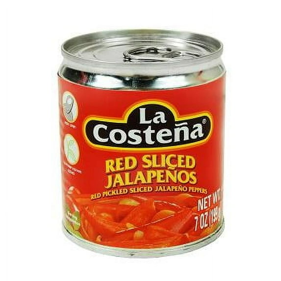 La Costena, Red Pickled Sliced Jalapeno Peppers, Count 1 - Mexican Food / Grab Varieties & Flavors