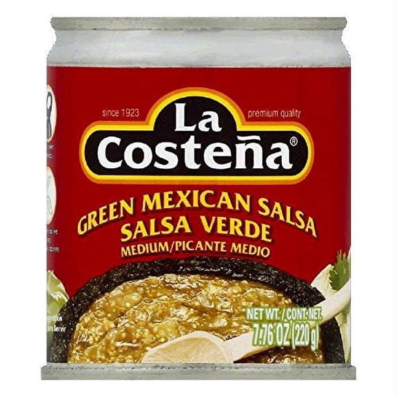 La Costena Salsa Green MGF3Medium, 7 oz