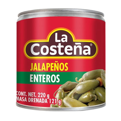 La Costena Whole Jalapenos 220g, British Import (Pack of 3)